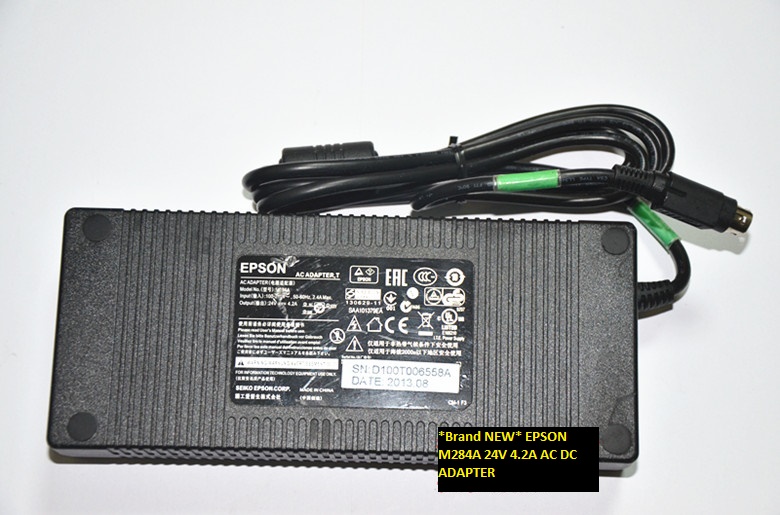 *Brand NEW* 24V 4.2A EPSON M284A AC DC ADAPTER